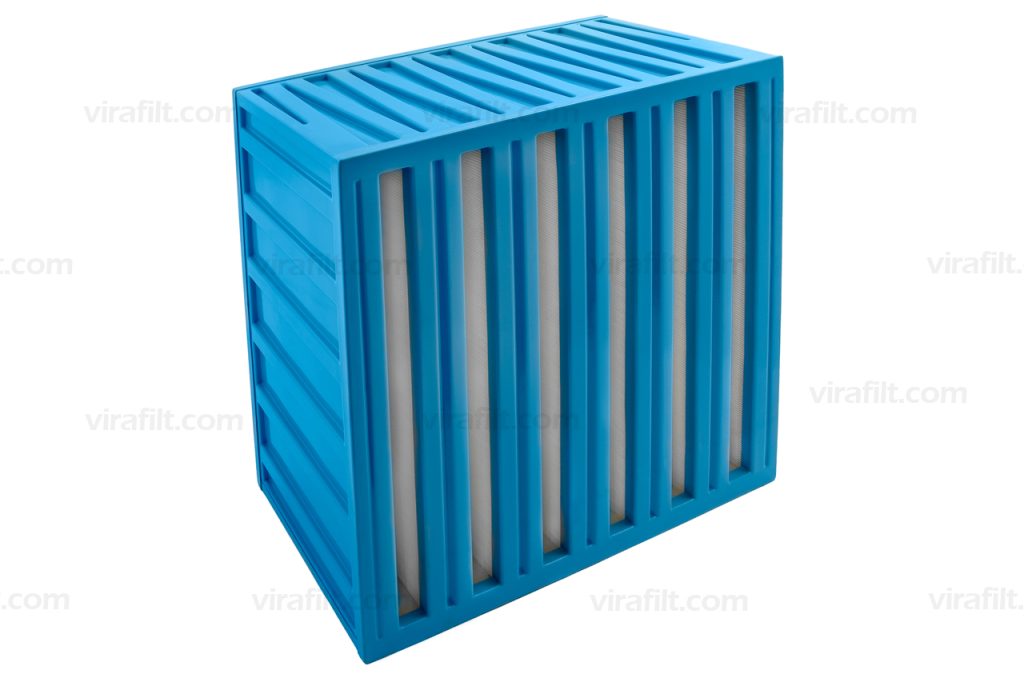 HIGH CAPACITY V-TYPE HEPA FILTER